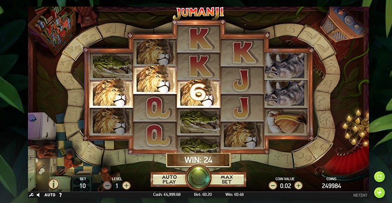 Jumanji slot online