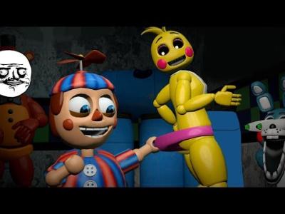 Funny Funny People Touching Funtime Chicas Butt And Hug - Fnaf Ucn