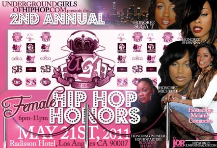 2nd Annual Female Hip-hop Honors Awards 2011 Gets Officially Sponsored By Hiphopstardom101 Magazine