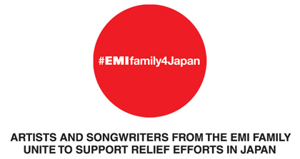EMI's Family Of Artists And Songwriters Raise $940k To Support Japanese Red Cross Disaster Relief