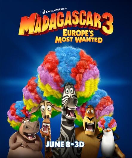 Soundtrack Album For Madagascar 3: Europe's Most Wanted Arrives June 5th On Interscope Records