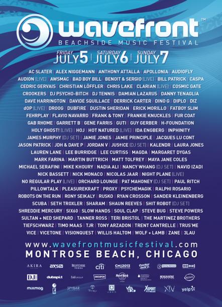 Wavefront Music Festival Announces Third Wave & Local Wave, Don't Miss XIV Wavefront Sessions