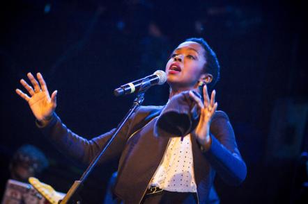 Lauryn Hill Makes Her Come Back Performance At The 21'st Anniversary Of The 9 Mile Music Festival Saturday, February 15th At The Miami-Dade County Youth Fairgrounds