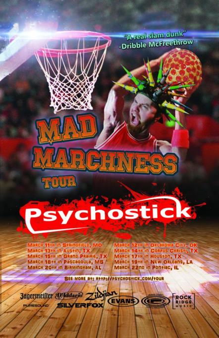 Psychostick Green Sticker Contest: Win Psychostick Stuff! Mad Marchness Tour, SXSW, South By So What? Fest