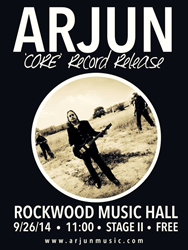 ARJUN Releases Their Latest Album "Core," Featuring John Medeski At Rockwood Music Hall On September 26, 2014