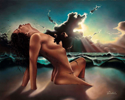 "Sexual Explosion" Painting By Jim Warren, World's Most Famous Nude In Modern Art, To Be Hollywood Feature Movie