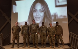 Hundreds Of Troops In The Middle East Flock To USO Screenings Of Jay-Z & Beyonce's HBO Special "On The Run"