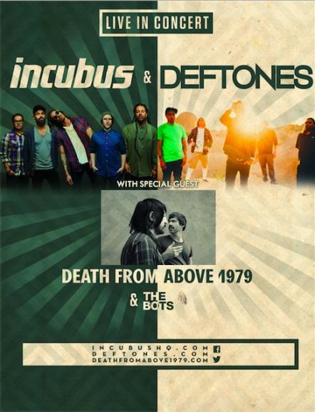 Incubus & Deftones Co-Headlining Summer Tour Dates