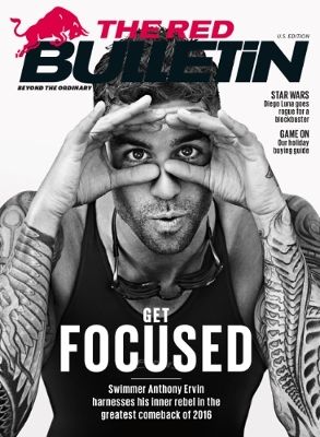 Dive In To The Red Bulletin's December Issue Featuring Cover Star Olympic Swim Champion Anthony Ervin