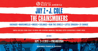 Jay Z, J. Cole, The Chainsmokers Headline 2017 "Budweiser Made In America" Festival