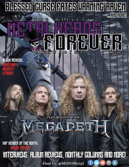 Metalheads Forever: May Issue Available, Feat. Interviews With Megadeth, Epica, Goatwhore, Raven And Many More!
