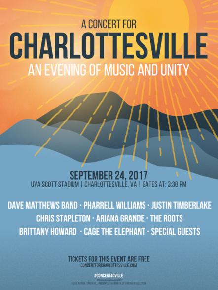 Justin Timberlake, Ariana Grande, Pharrell & More To Perform At Dave Matthews' 'A Concert For Charlottesville'