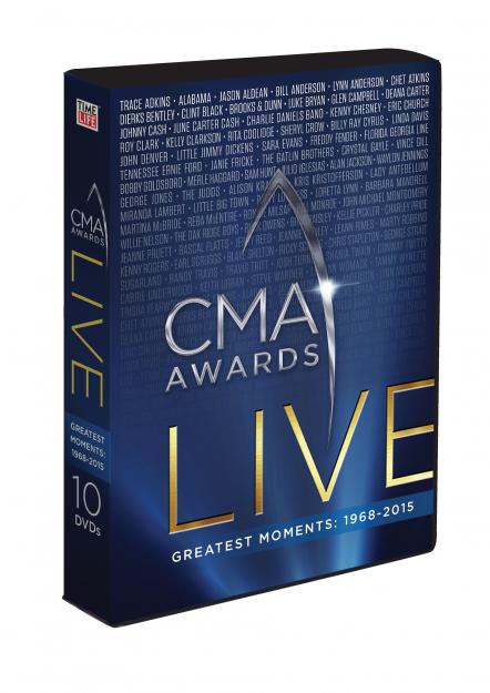 10-DVD Collection CMA Awards Live: Greatest Moments 1968-2015 Available For The First Time Ever
