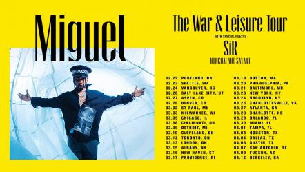 Miguel Announces "War & Leisure" Tour To Support New Album