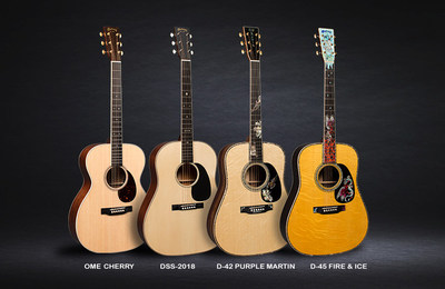 Martin Guitar To Debut Three New Authentic Series Models, A New FSC-Certified Acoustic-Electric Model, And Several Limited Edition Models At Winter Namm 2018