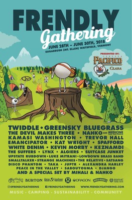 Pacifico Joins Frendly Gathering As Presenting Partner; Festival To Be Held June 28-30 In Vermont
