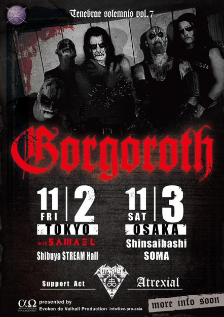 Atrexial To Support Gorgoroth In Japan!