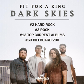 Fit For A King New Album 'Dark Skies' Debuts No 2 On Billboard Hard Rock Charts