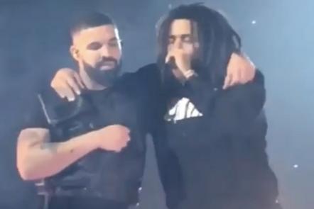Drake Reunites With J. Cole During UK Show