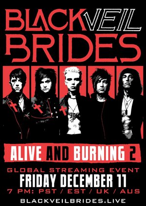 Black Veil Brides Announce Global Streaming Event On December 11, 2020