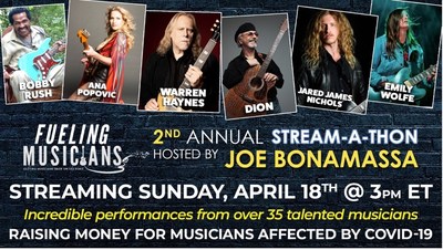 Joe Bonamassa To Host 2nd Annual Stream-A-Thon On April 18th @ 3PM ET Presented By Keeping The Blues Alive Foundation