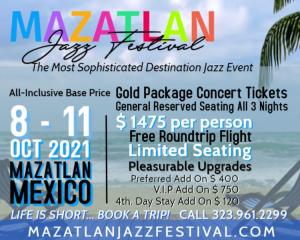 Mazatlan Jazz Festival 2021 Officially Opens Jazz Festival Season June Black Music Month
