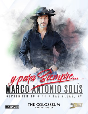 Marco Antonio Solis To Celebrate Mexican Independence Day Weekend With His Only Two US Solo Shows This Year