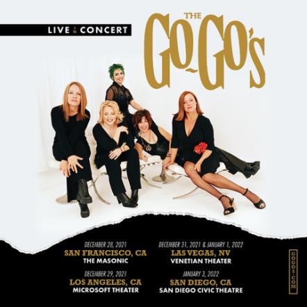 The Go-Go's Announce 2021/2022 North American West Coast Dates In Celebration Of Their Upcoming Induction Into The Rock & Roll Hall Of Fame