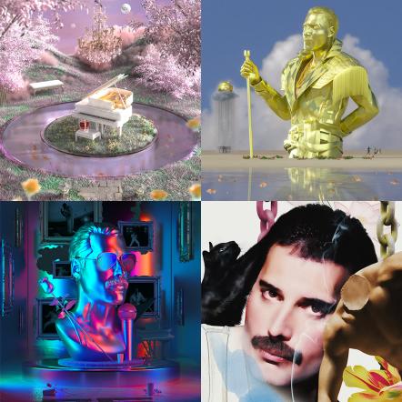 SuperRare And The Mercury Phoenix Trust Announce Four New NFT Artworks Celebrating Freddie Mercury's 75th Birthday