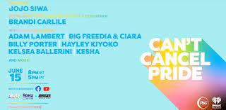 Brandi Carlile, Adam Lambert, Big Freedia, Ciara, Billy Porter, Hayley Kiyoko, Kesha, Kelsea Ballerini And More Join "Can't Cancel Pride 2023 - The Future Starts Now" On June 15
