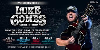 Luke Combs Extends Record-Breaking World Tour With Four New Stadium ...