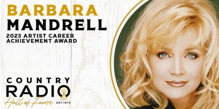 Barbara Mandrell To Receive 2023 CRB Artist Achievement Award On July 10