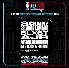 Amazon Music Curates Performances From 2 Chainz, Blxst, AJR, Eslabon Armado, Armani White, DJ E Rock, And More At NBA Con