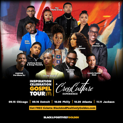 The McDonald's 17th Annual Inspiration Celebration Gospel Tour Returns With Showstopping Music Experiences In Six US Cities