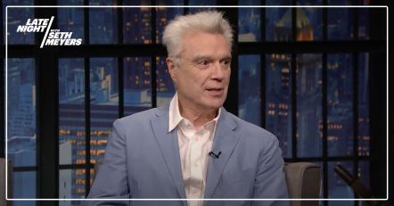 David Byrne Talks 'Here Lies Love' On 'Late Night With Seth Meyers'