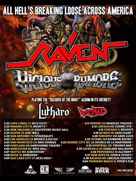 Wicked Announce US Tour With British Metal Greats Raven
