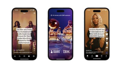 IBM Unveils AI Stories With Watsonx To Enhance The Digital Fan Experience For 66th Annual Grammy Awards
