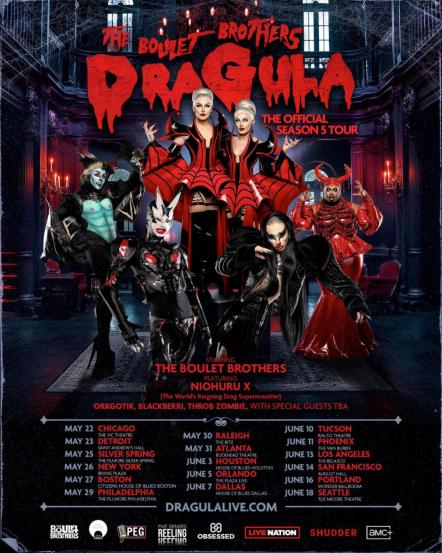 The Boulet Brothers Announce 'The Boulet Brothers' Dragula' Season 5 US Tour