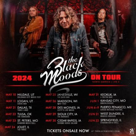 Modern Rock Trio The Black Moods Plot Summer US Tour Following Recent Direct Support Gig With Legendary Rock Act ZZ Top In Arizona!