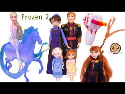 Queen Elsa + Princess Anna Disney Frozen 2 Movie Royal Family Set + Twist  Hair Style Makeover @  - New Songs & Videos from 49 Top 20  & Top 40 Music Charts from 30 Countries