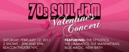 70's Soul Jam Valentine's Concert: R&b, Disco & Soul Classics At Nyc's Beacon Theatre On February 12, 2011
