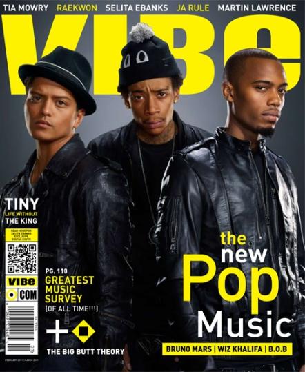 Vibe Magazine February/march 2011 Issue Features Bruno Mars, Wiz Khalifa And B.o.b.