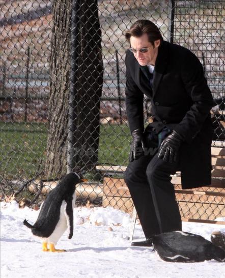 First Look At Jim Carrey's New Movie 'Mr. Popper's Penguins'!