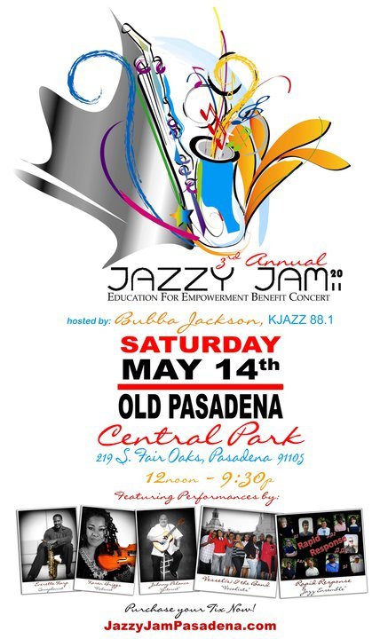 'Jazzy Jam - Pasadena' Hits A High Note - Brings Music Back To Central Park For May 14 Benefit Concert