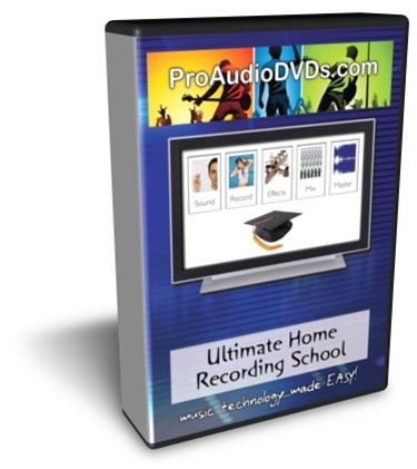 ProAudioDVDs.com Releases "Ultimate Home Recording School" Training Dvd Box Set Geared Towards Beginners At Home Recording