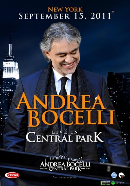 Andrea Bocelli, Celine Dion, Tony Bennett, Nicola Benedetti, Chris Botti, David Foster, Andrea Griminelli, Ana Maria Martinez, Bryn Terfel, Pretty Yende And The Westminster Symphonic Choir On Central Park's Great Lawn, Thursday, September 15, 2011