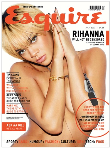 Rihanna Slams Esquire's Reporter For Chris Brown Questions!