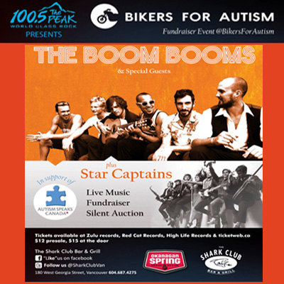 The Boom Booms "Get Up & Love Somebody' For B.F.A Fundraiser Event