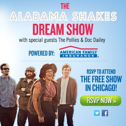 Alabama Shakes To Headline Free "Dream Show" Concert In Chicago For American Family Insurance