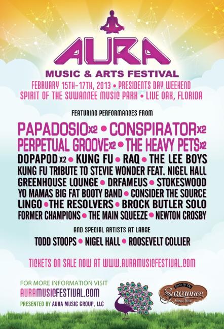 Fourth Annual Aura Music & Arts Festival Announces Next Phase Of The 2013 Musical Line Up